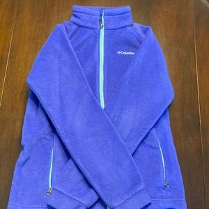 Purple fleece jacket